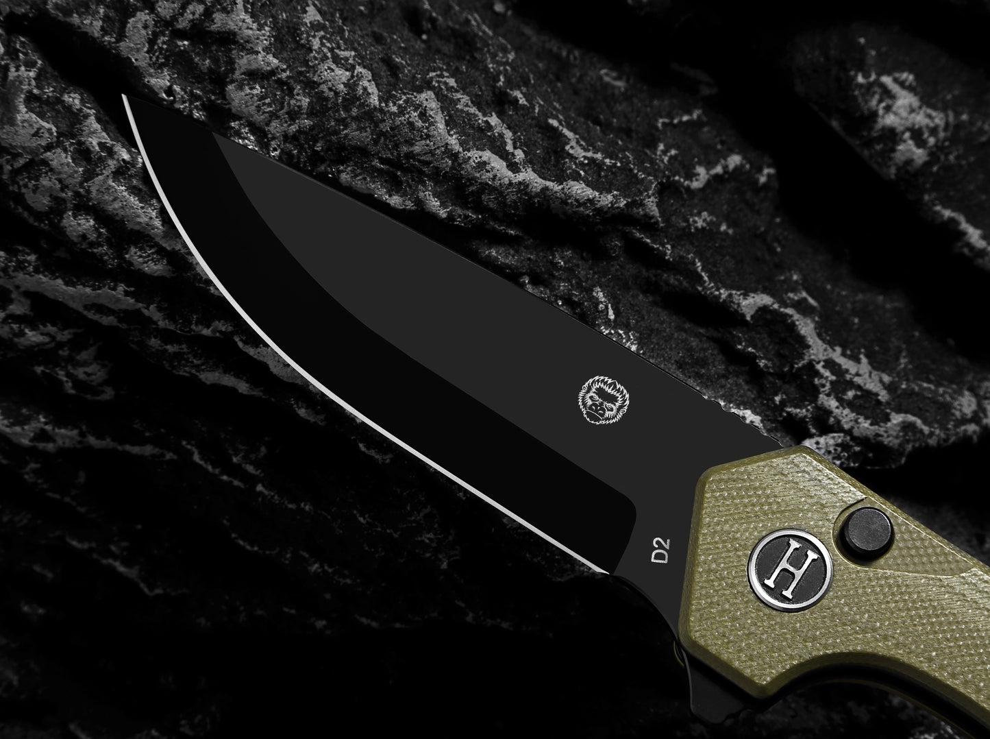 The Vector Button Lock Folding Pocket Knife