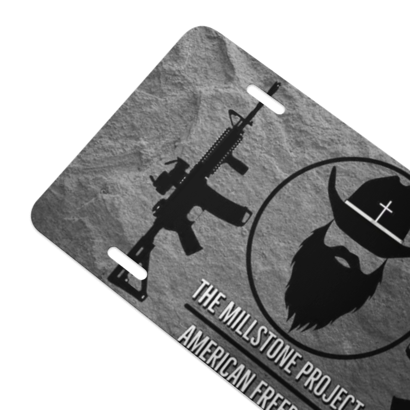 Millstone license plate