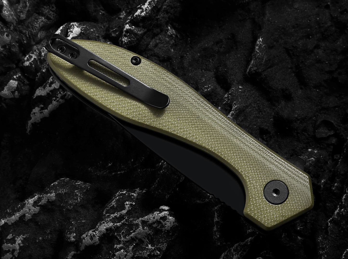 The Vector Button Lock Folding Pocket Knife
