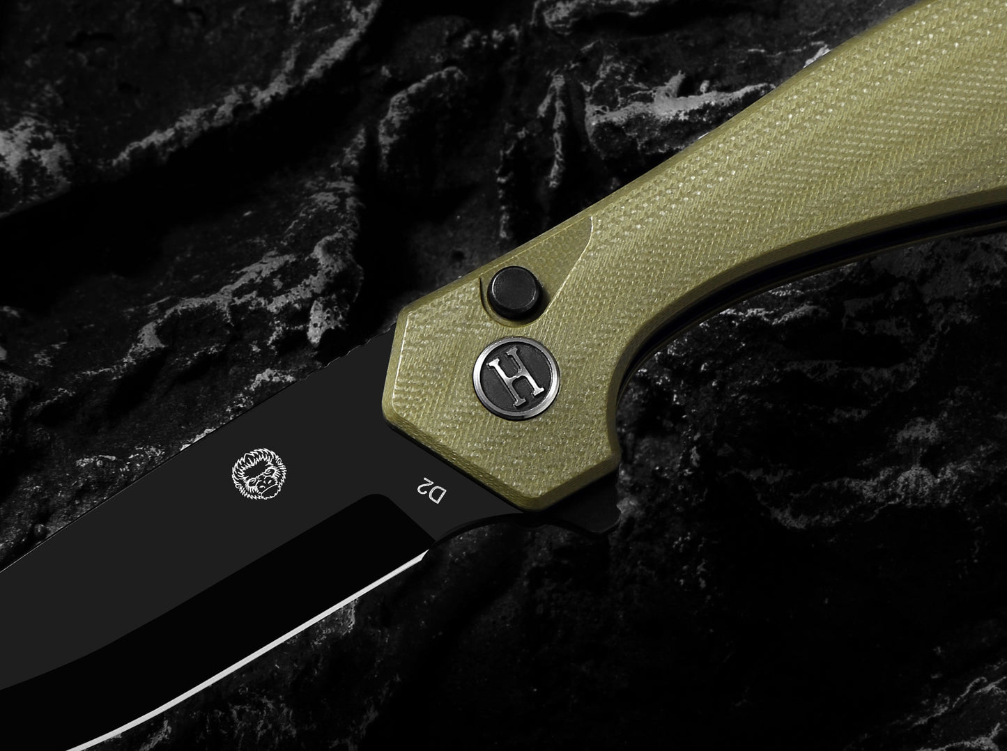 The Vector Button Lock Folding Pocket Knife