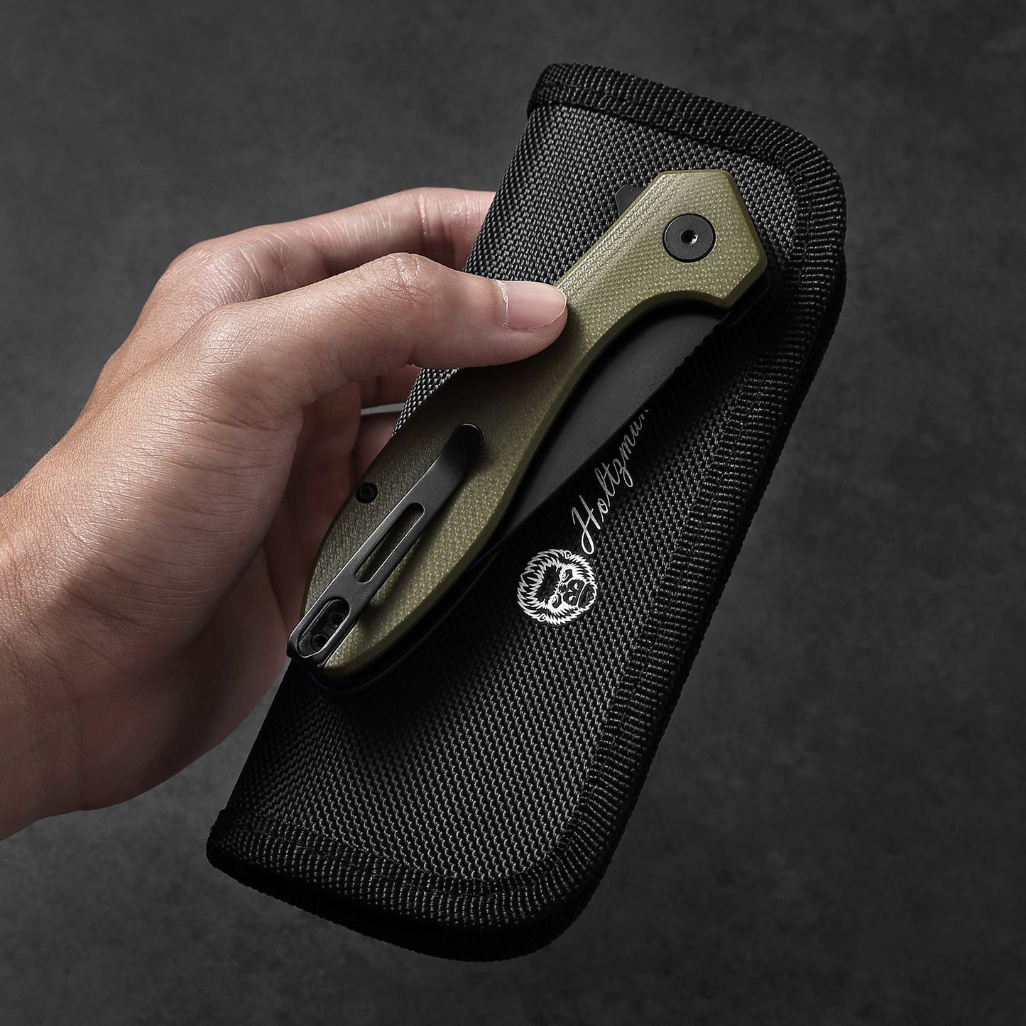 The Vector Button Lock Folding Pocket Knife