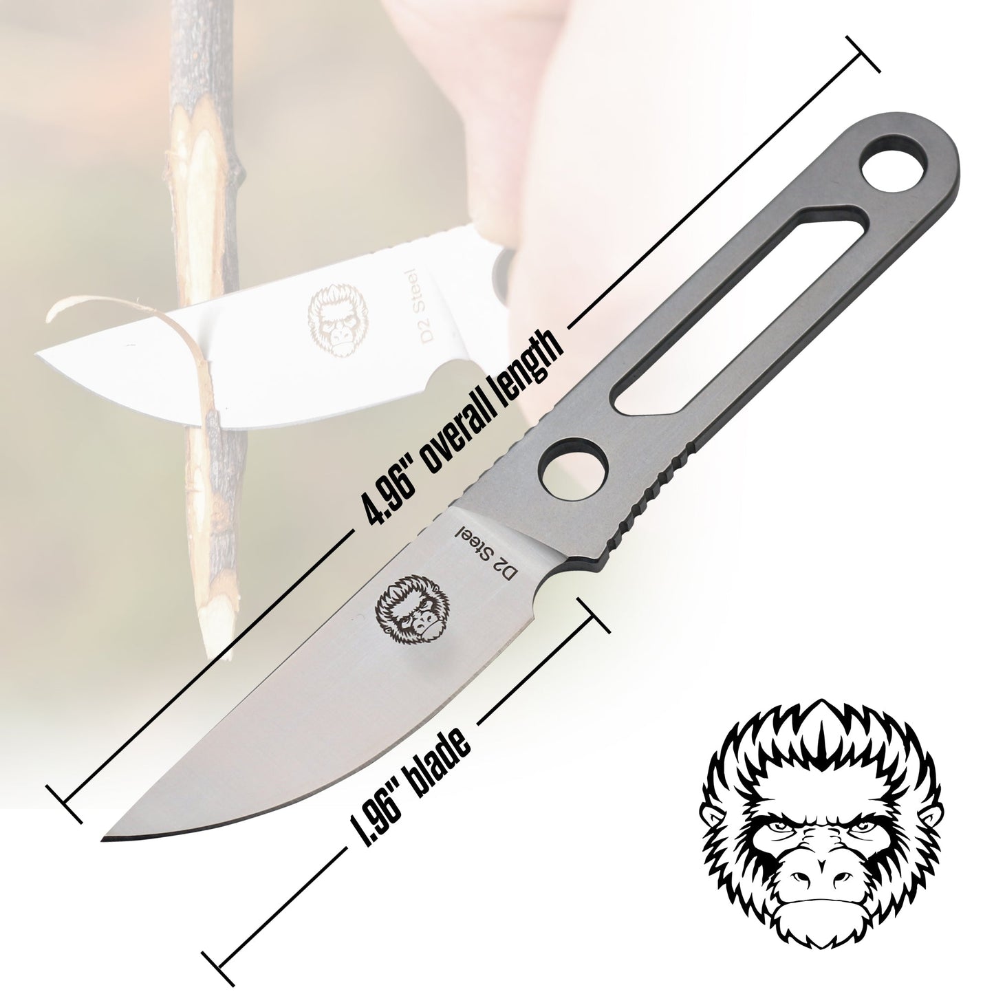 The Scalpel All-Steel Survival Knife