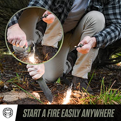 The Bushwhacker D2 Steel Bushcraft Survival Knife Gift Set (Selection)