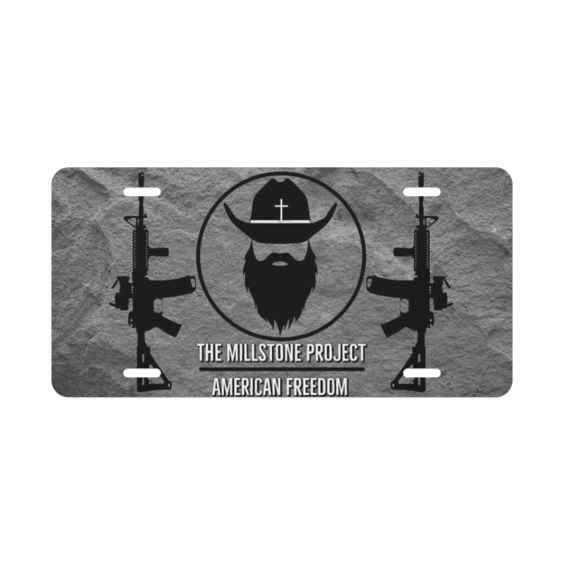 Millstone license plate