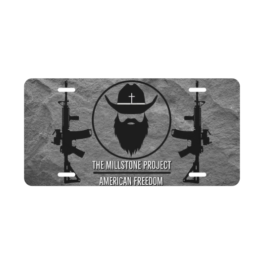 Millstone license plate