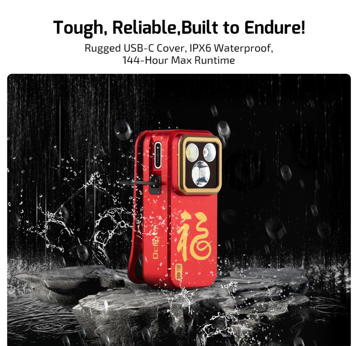 Olight Oclip Pro – Clip Light with Flood, Spot, and Red Modes – Available in 4 Colors